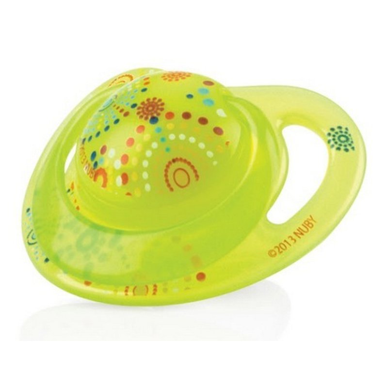 Smoczek silikonowy do uspokajania Nuby - ortodontyczny (0-6m)