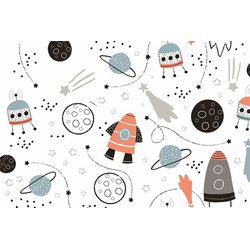 MARKO - Dywan dla dzieci ultra miękki 100x150 Kosmos