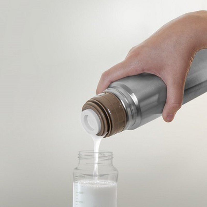 Miniland - Termos stalowy próżniowy 500ml - srebrny