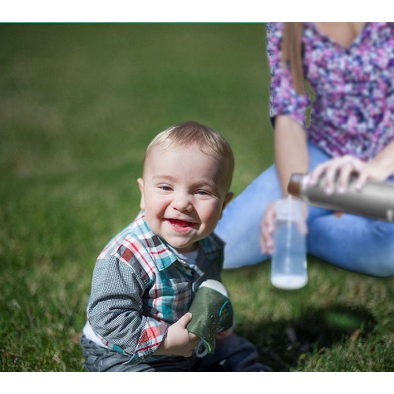 Miniland - Termos stalowy próżniowy 500ml - srebrny