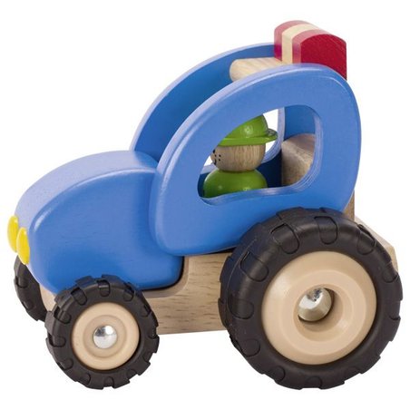 Goki® - Traktor drewniany Solidny Zabawka od Goki