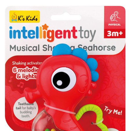 K's Kids Inteligent Toy - Muzyczna grzechotka Konik Morski