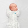 Love to Dream - Otulacz Swaddle UP - rozmiar XS - szary - ETAP 1 - 1.0 TOG Organic
