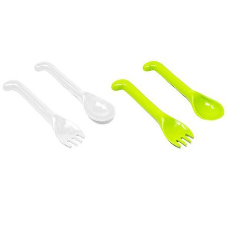 Poupy - Zestaw Sztućców Plastikowych, 2 szt, 9m+