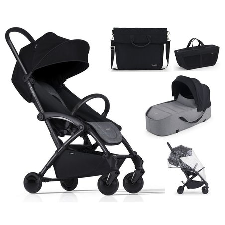 Wózek Bumprider Connect 2 stelaż czarny/siedzisko szare - komplet 2W1 Wózek Bumprider Connect 2 stelaż czarny/siedzisko szare - komplet 2W1