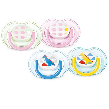 Avent - Smoczek do uspokajania silikonowy fashion animals 0-6m 0%bpa