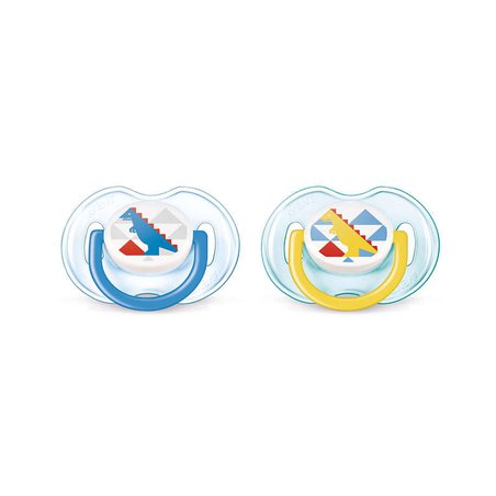 Avent - Smoczek do uspokajania silikonowy fashion animals 0-6m 0%bpa