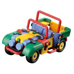 Mic-o-Mic - Zabawki konstrukcyjne - Wesoły konstruktor - Samochód terenowy