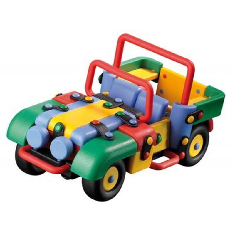 Mic-o-Mic - Zabawki konstrukcyjne - Wesoły konstruktor - Samochód terenowy