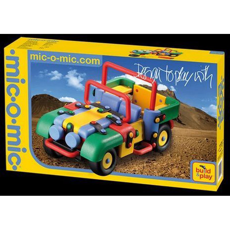 Mic-o-Mic - Zabawki konstrukcyjne - Wesoły konstruktor - Samochód terenowy
