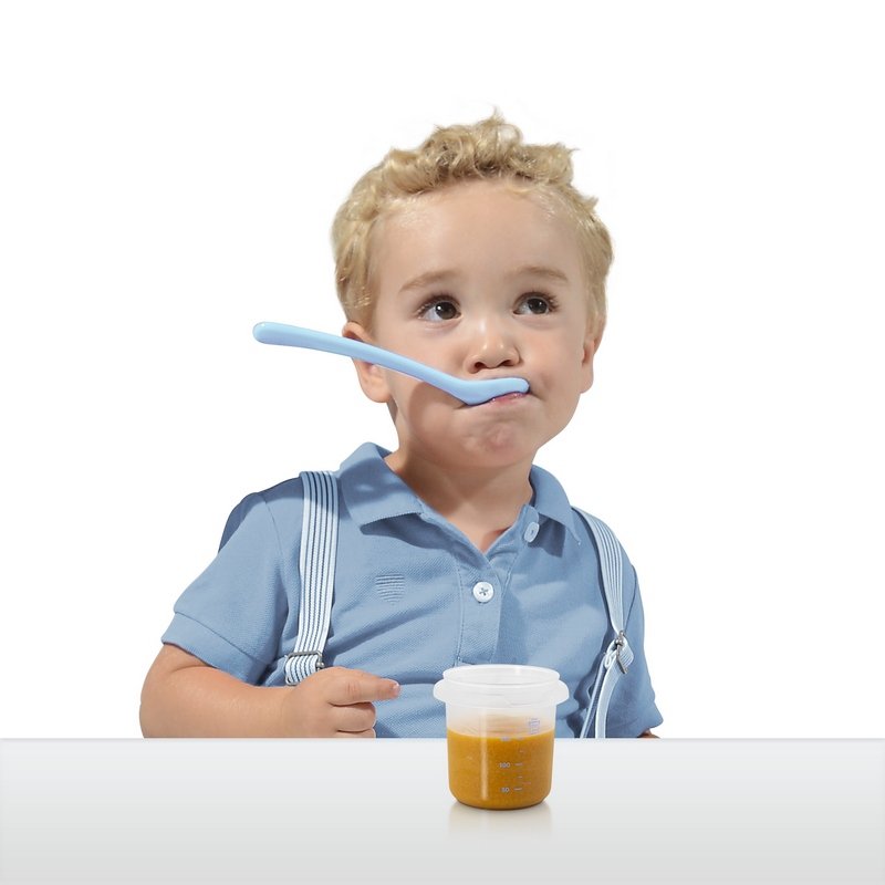 Miniland - Pojemniki hermetyczne zamykane na żywność Azure-Rose 4x250ml - różowe