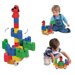 K's Kids - Klocki Popoboblocs - Turn Turn Loco 26 elementów