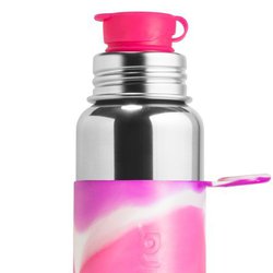 Butelka stalowa 850 ml, Big Mouth® Sport Pink Swirl, Pura