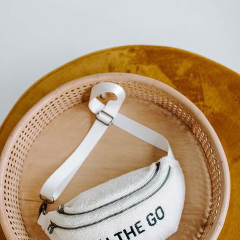 Childhome Nerka Banana Bag Teddy Bear White (Limited Edtion) CHILDHOME