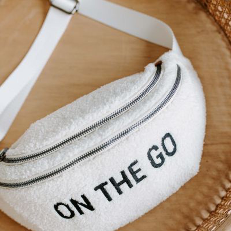 Childhome Nerka Banana Bag Teddy Bear White (Limited Edtion) CHILDHOME