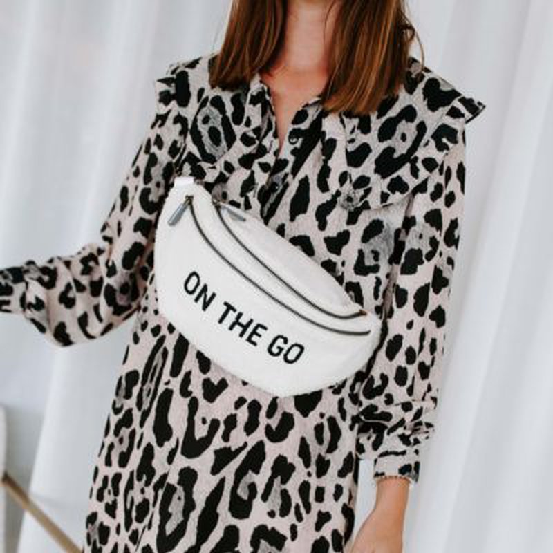 Childhome Nerka Banana Bag Teddy Bear White (Limited Edtion) CHILDHOME