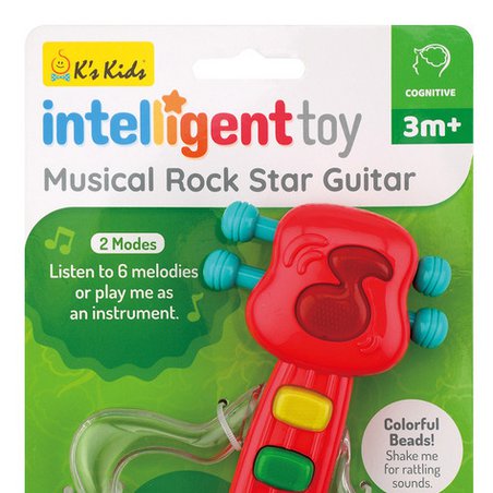 K's Kids Inteligent Toy - Zabawka muzyczna Gitara gwiazdy rock'a