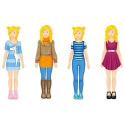 Goki - Papierowa dziewczynka do przebierania