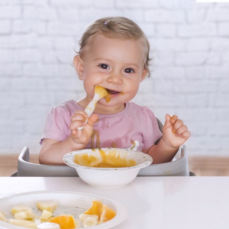 Miniland - Bambusowy zestaw do jedzenia dla dzieci ECO-friendly - Wiewiórka