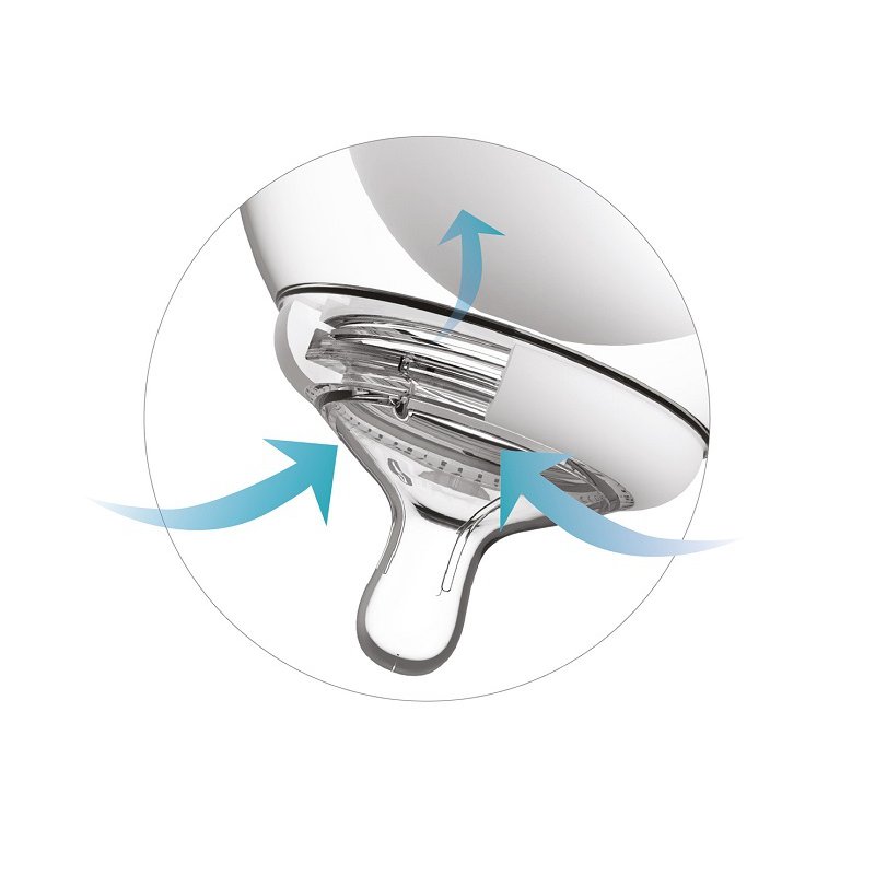 Smoczek silikonowy na butelkę Nanobebe - średni przepływ - 2 szt.