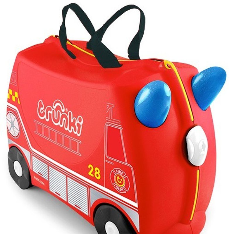 Trunki - Jeżdząca walizeczka - Wóz strażacki Frank