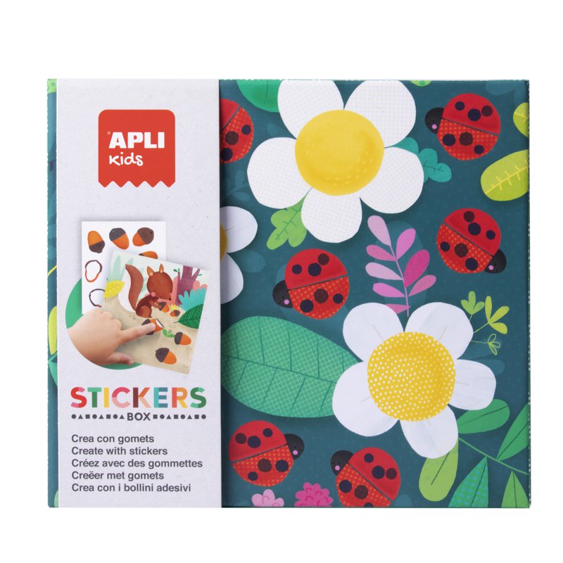 Zestaw z naklejkami Apli Kids - Biedronka