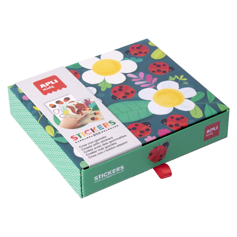 Zestaw z naklejkami Apli Kids - Biedronka