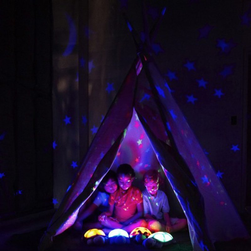 Cloud b&#174;Twilight Turtle&#8482; - Blue - Żółw - niebieski - Lampka Cloud B