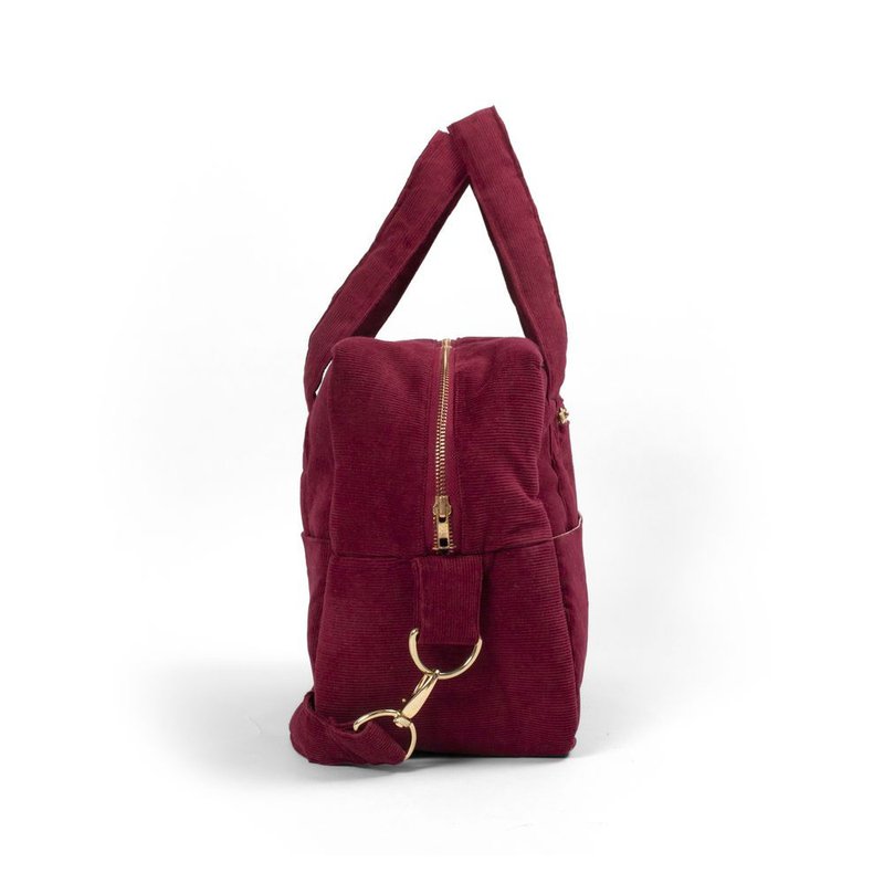 Filibabba Torba Nursing bag Sztruks Deeply Red FILIBABBA