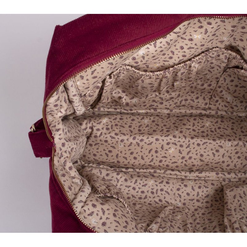 Filibabba Torba Nursing bag Sztruks Deeply Red FILIBABBA