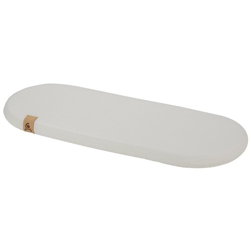 CuddleCo - Materac do kosza Mojżesza Little Me 66x28 cm bambus