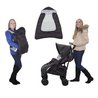 CuddleCo - Śpiworek do nosidełka/wózka/fotelika 3w1 Comfi-Cape - czarny/szary CuddleCo - Śpiworek do nosidełka/wózka/fotelika 3w1 Comfi-Cape - czarny/szary