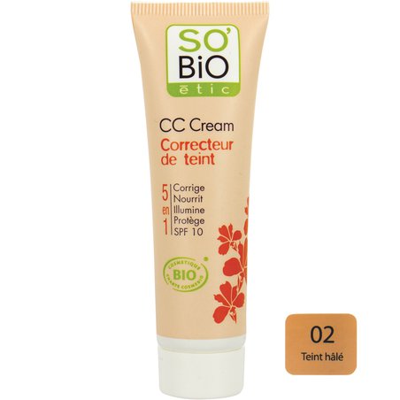 So Bio etic - SO BIO, Organiczny krem CC 5w1, średni beż 02, 30 ml