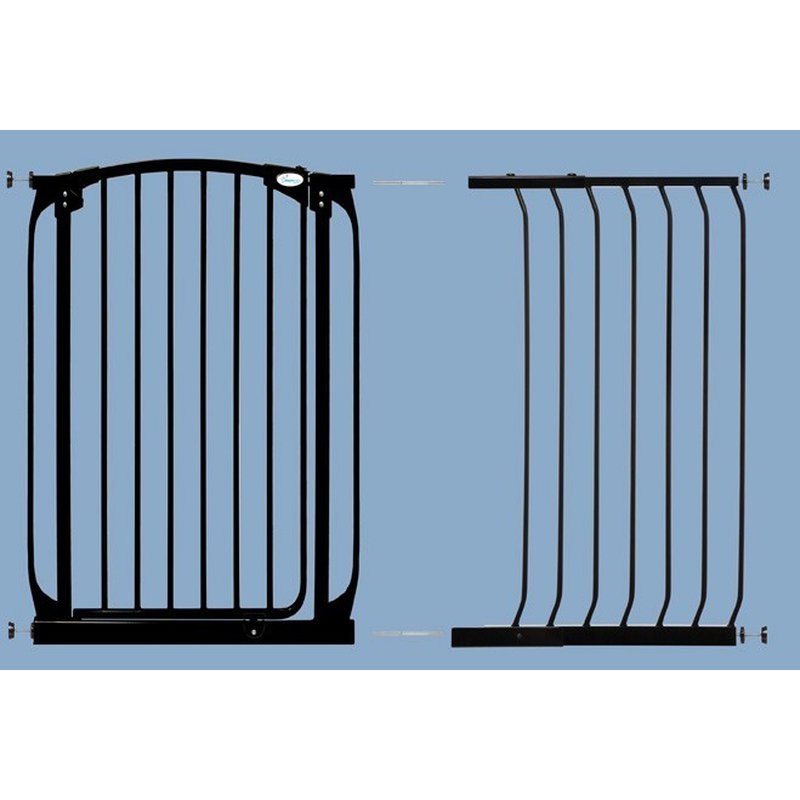 Dreambaby - Rozszerzenie bramki bezpieczeństwa Chelsea - 54cm (wys. 1m) - czarne