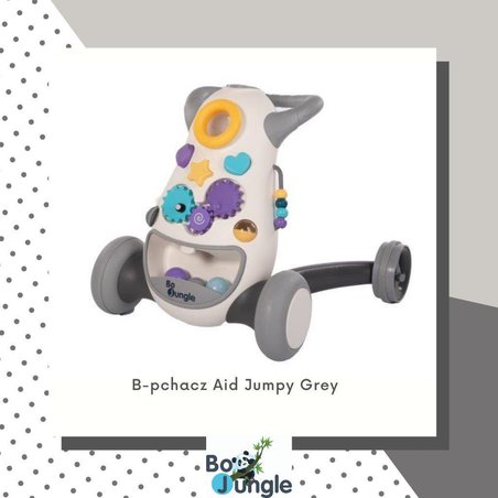 Bo Jungle - B-Pchacz jeździk interaktywny Aid JUMPgrey