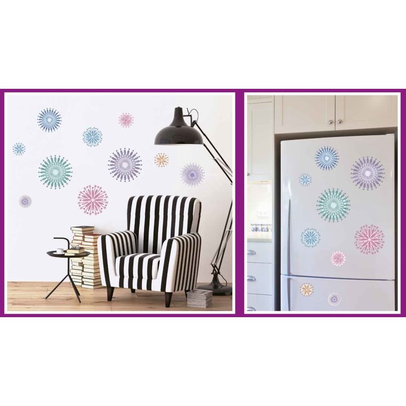 MARKO - Dekoracje Ścienne - Dekoracje ścienne 3D - Kryształowe płatki