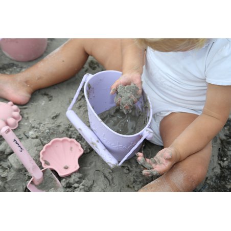 Funkit world - Składane wiaderko do wody i piasku Scrunch Bucket - Musztardowy