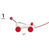 BRIO Zabawka do Ciągnięcia Kot