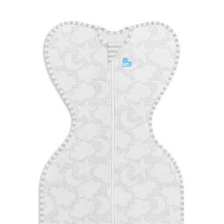 Love to Dream - Otulacz Swaddle UP - rozmiar S - szary - ETAP 1 - 1.0 TOG Organic