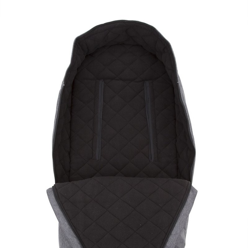 CuddleCo - Śpiworek wodoodporny Comfi-Extreme - szary melange/gwiazdki