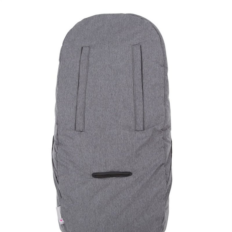 CuddleCo - Śpiworek wodoodporny Comfi-Extreme - szary melange/gwiazdki