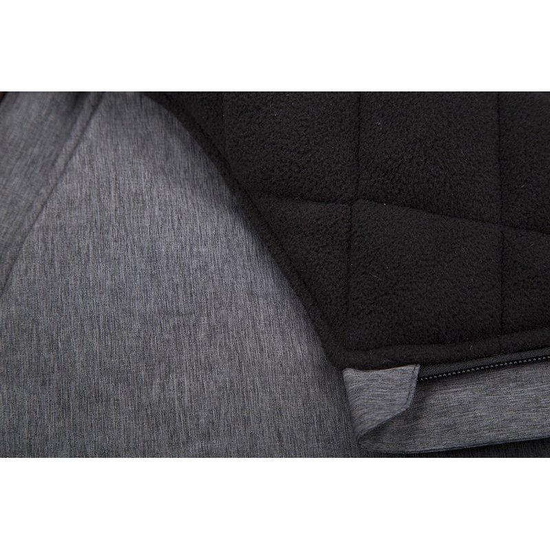 CuddleCo - Śpiworek wodoodporny Comfi-Extreme - szary melange/gwiazdki