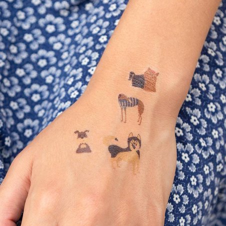Tatuaże zmywalne dla dzieci, Pieski, Rex London