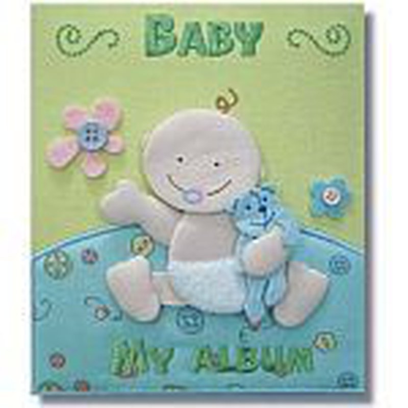 MARKO - Albumy i pluszowe miarki wzrostu - Album - niemowlak z misiem