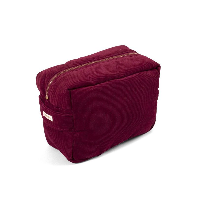 Filibabba Kosmetyczka mała Sztruks Deeply Red FILIBABBA