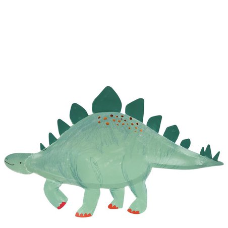Meri Meri - Talerzyki Stegosaurus Królestwo dinozau ów