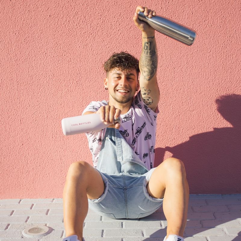 COOLBOTTLES - Cool Bottles Butelka termiczna 750 ml Metallic Silver