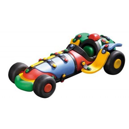 Mic-o-Mic - Zabawki konstrukcyjne - Wesoły konstruktor - Samochód wyścigowy