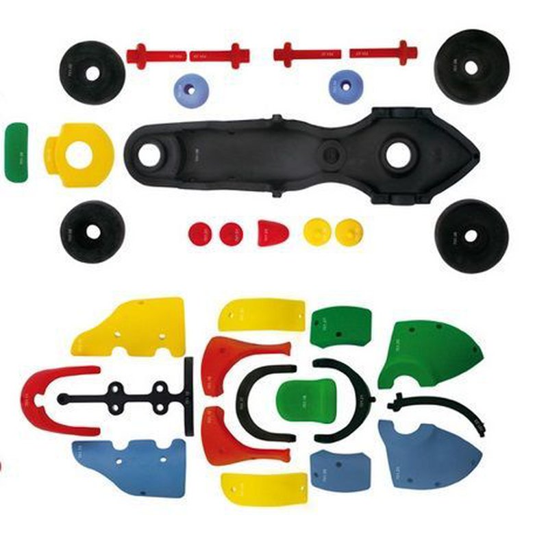 Mic-o-Mic - Zabawki konstrukcyjne - Wesoły konstruktor - Samochód wyścigowy