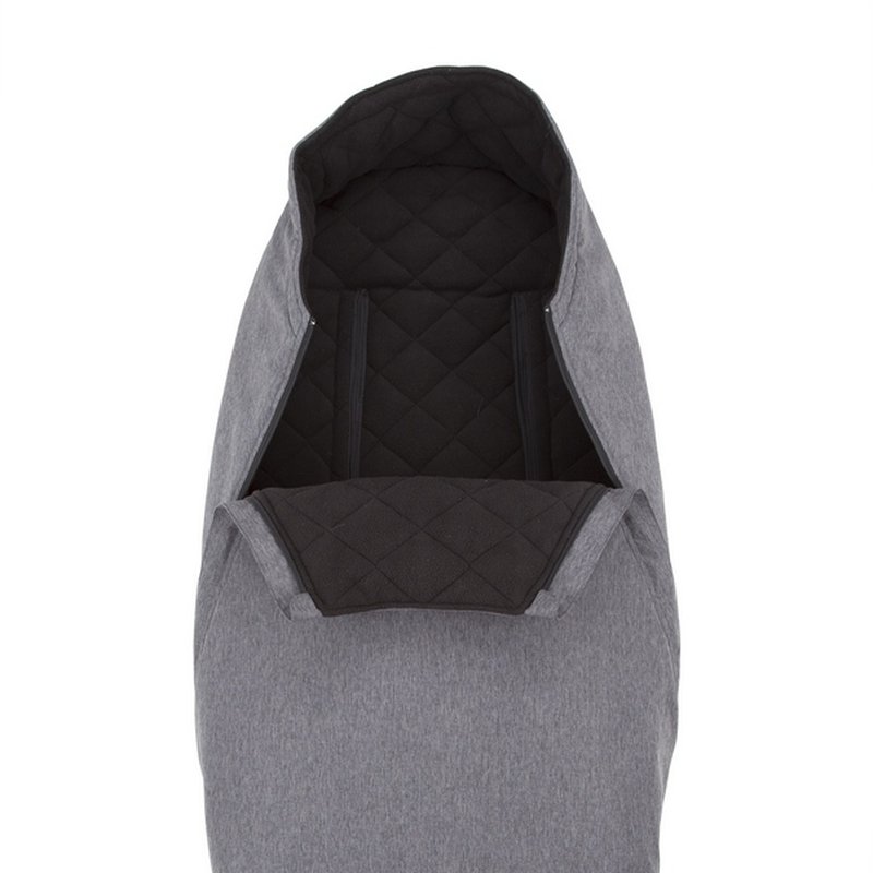 CuddleCo - Śpiworek wodoodporny Comfi-Extreme - szary melange/roboty